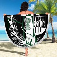 Pakistan Emblem Beach Blanket Eagle-Shaped Design with National Symbol