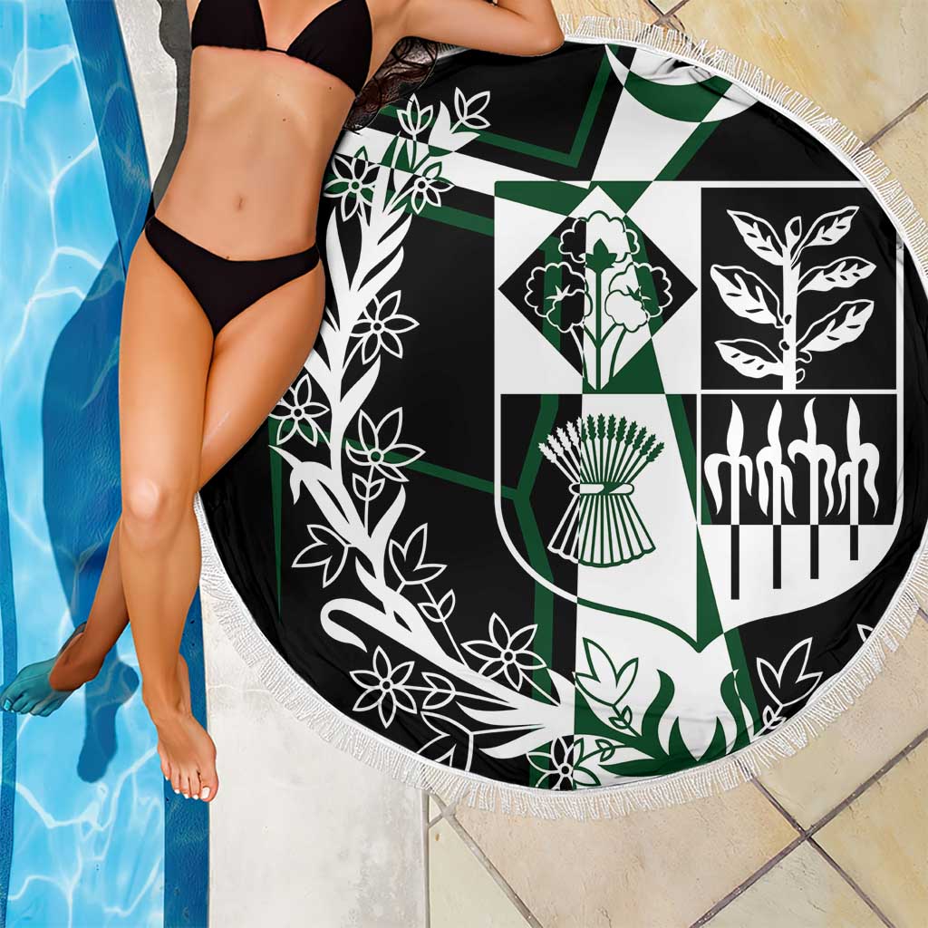 Pakistan Emblem Beach Blanket Eagle-Shaped Design with National Symbol