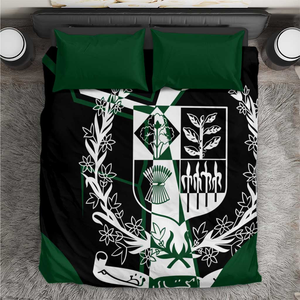 Pakistan Emblem Bedding Set Eagle-Shaped Design with National Symbol