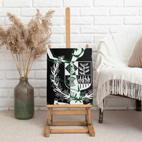 Pakistan Emblem Canvas Wall Art Eagle-Shaped Design with National Symbol