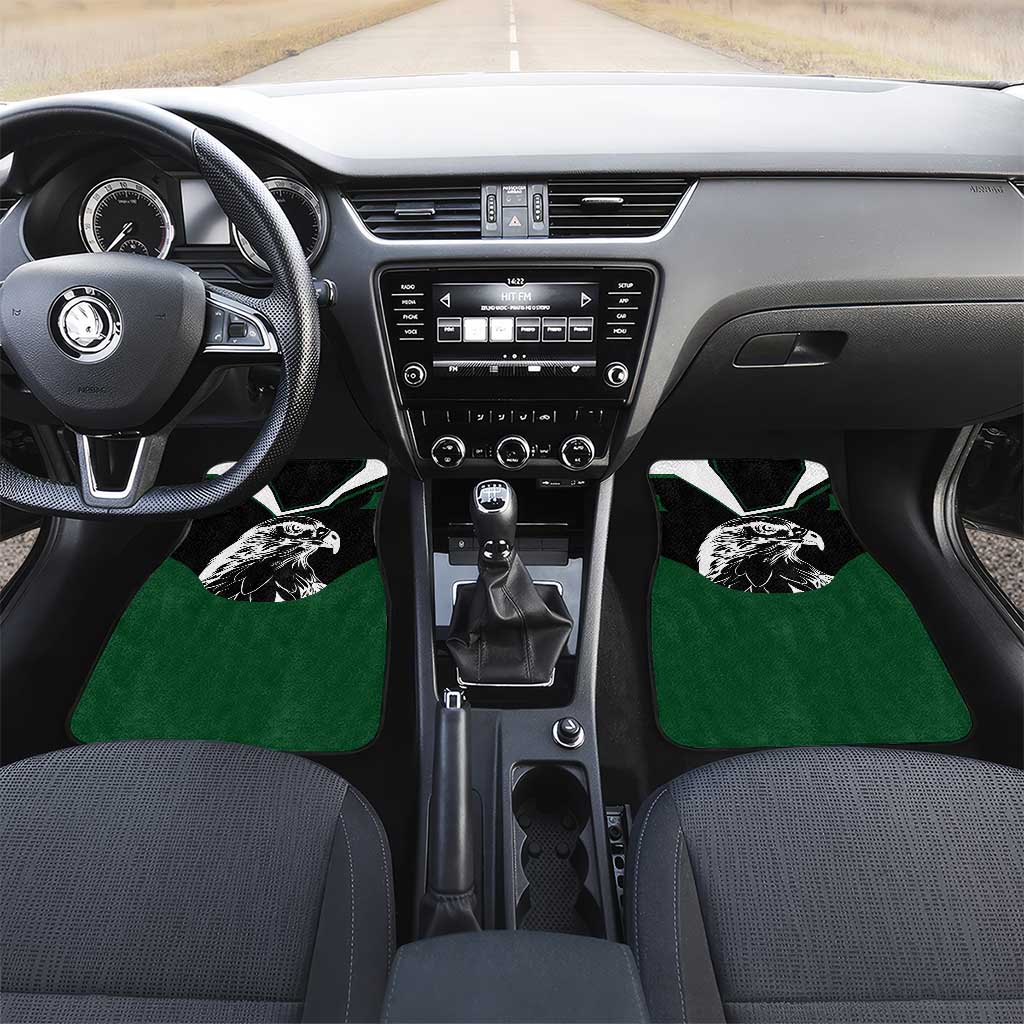 Pakistan Emblem Car Mats Eagle-Shaped Design with National Symbol