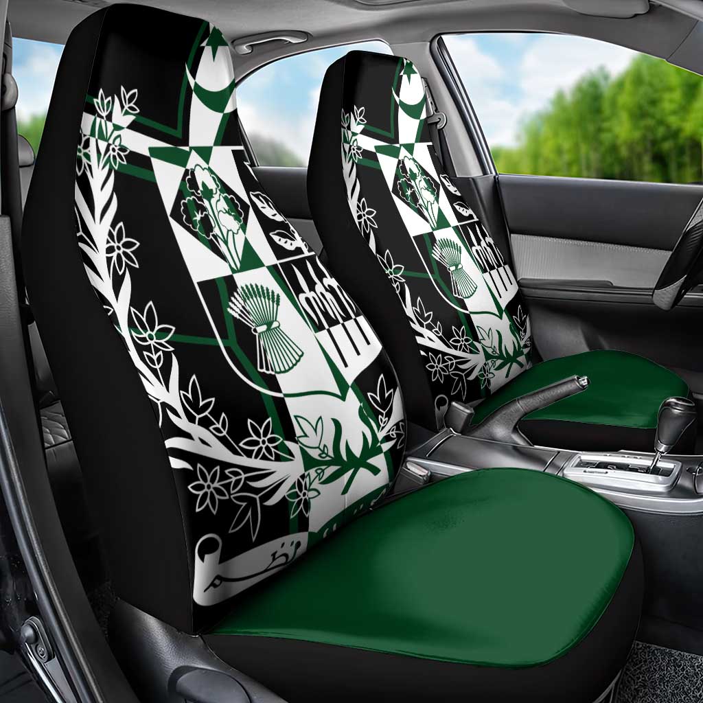 Pakistan Emblem Car Seat Cover Eagle-Shaped Design with National Symbol