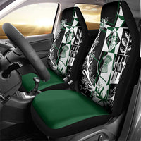 Pakistan Emblem Car Seat Cover Eagle-Shaped Design with National Symbol