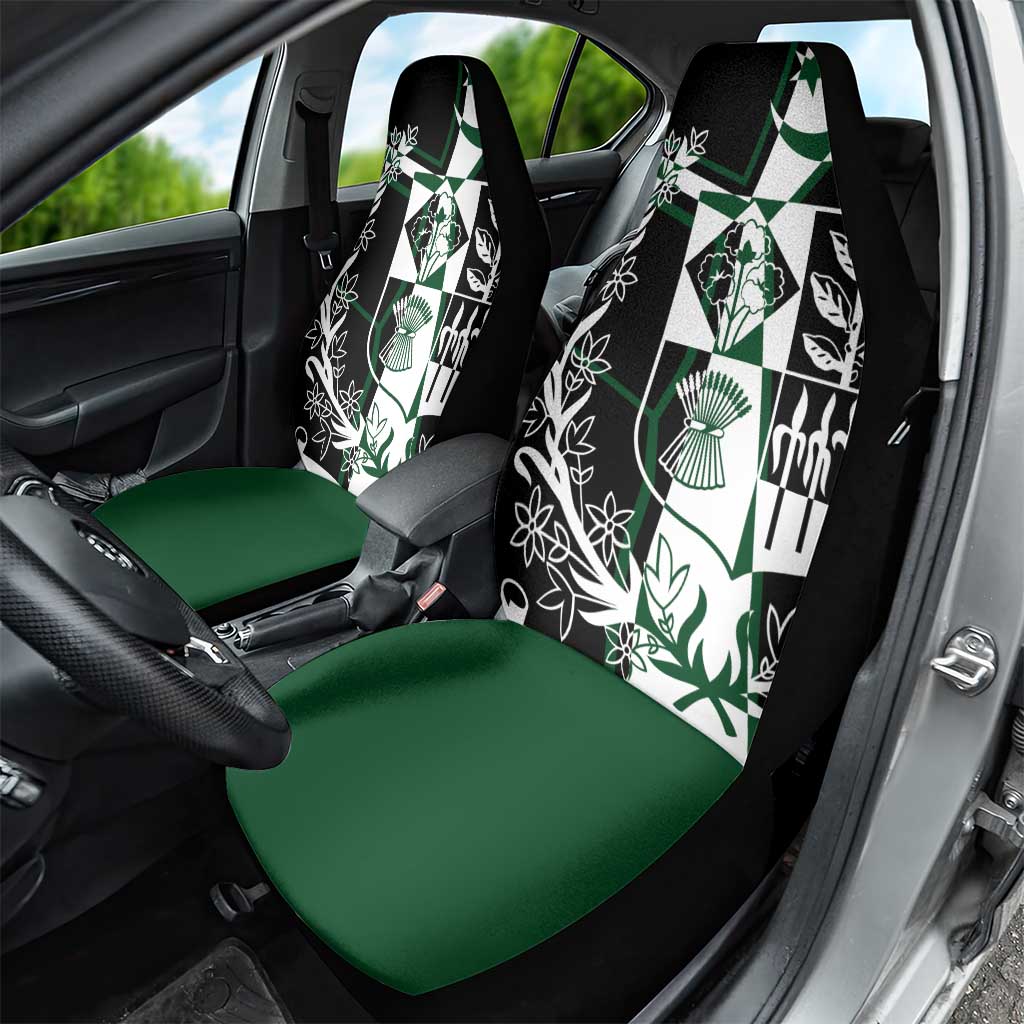 Pakistan Emblem Car Seat Cover Eagle-Shaped Design with National Symbol