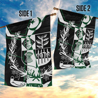 Pakistan Emblem Garden Flag Eagle-Shaped Design with National Symbol