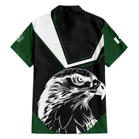 Pakistan Emblem Hawaiian Shirt Eagle-Shaped Design with National Symbol