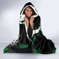 Pakistan Emblem Hooded Blanket Eagle-Shaped Design with National Symbol
