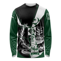 Pakistan Emblem Long Sleeve Shirt Eagle-Shaped Design with National Symbol