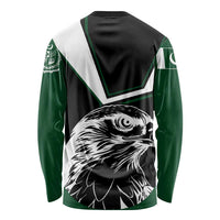 Pakistan Emblem Long Sleeve Shirt Eagle-Shaped Design with National Symbol