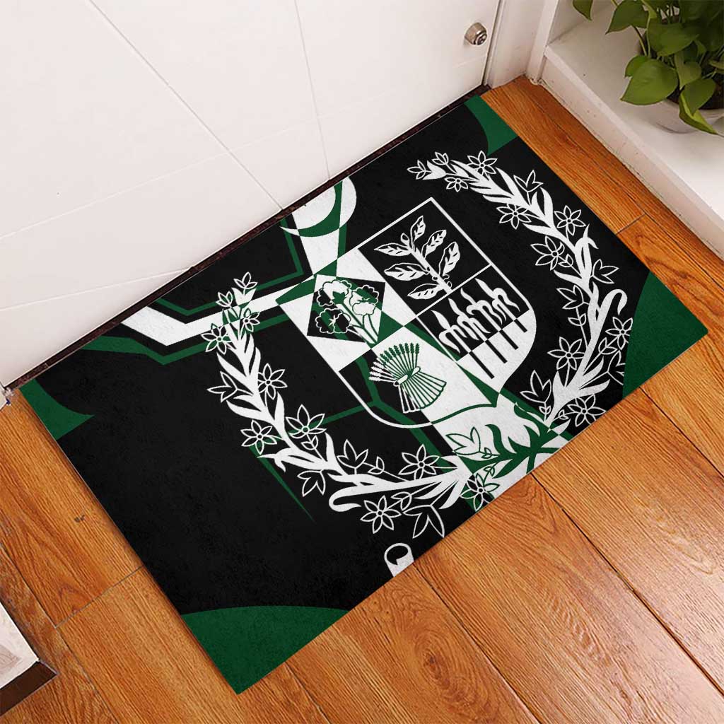 Pakistan Emblem Rubber Doormat Eagle-Shaped Design with National Symbol