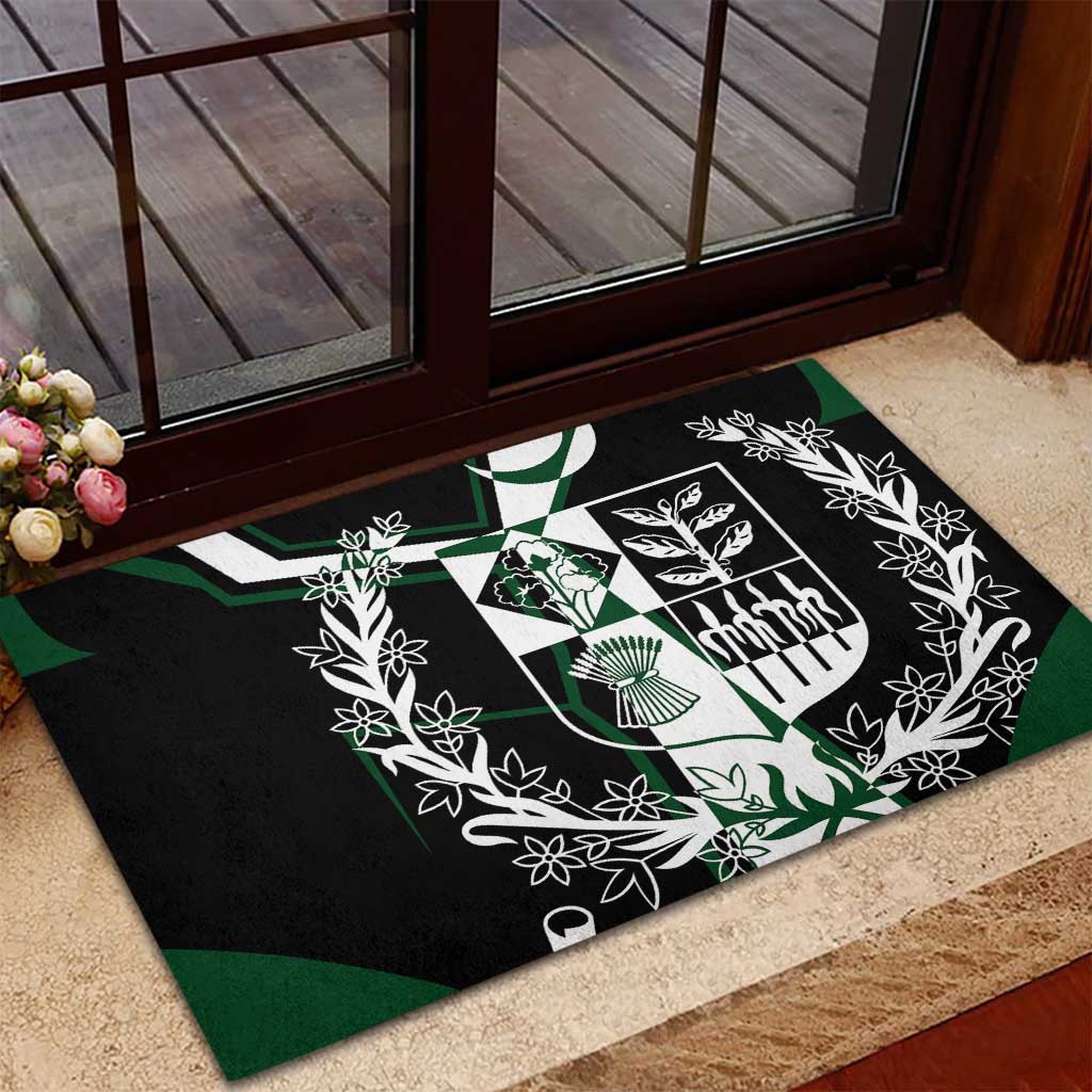 Pakistan Emblem Rubber Doormat Eagle-Shaped Design with National Symbol