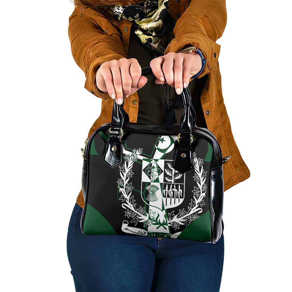 Pakistan Emblem Shoulder Handbag Eagle-Shaped Design with National Symbol