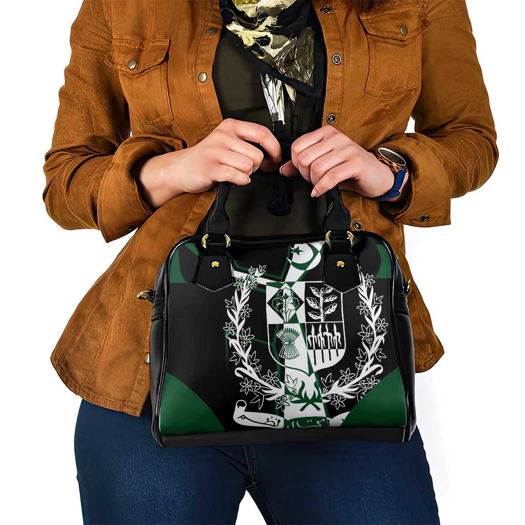 Pakistan Emblem Shoulder Handbag Eagle-Shaped Design with National Symbol