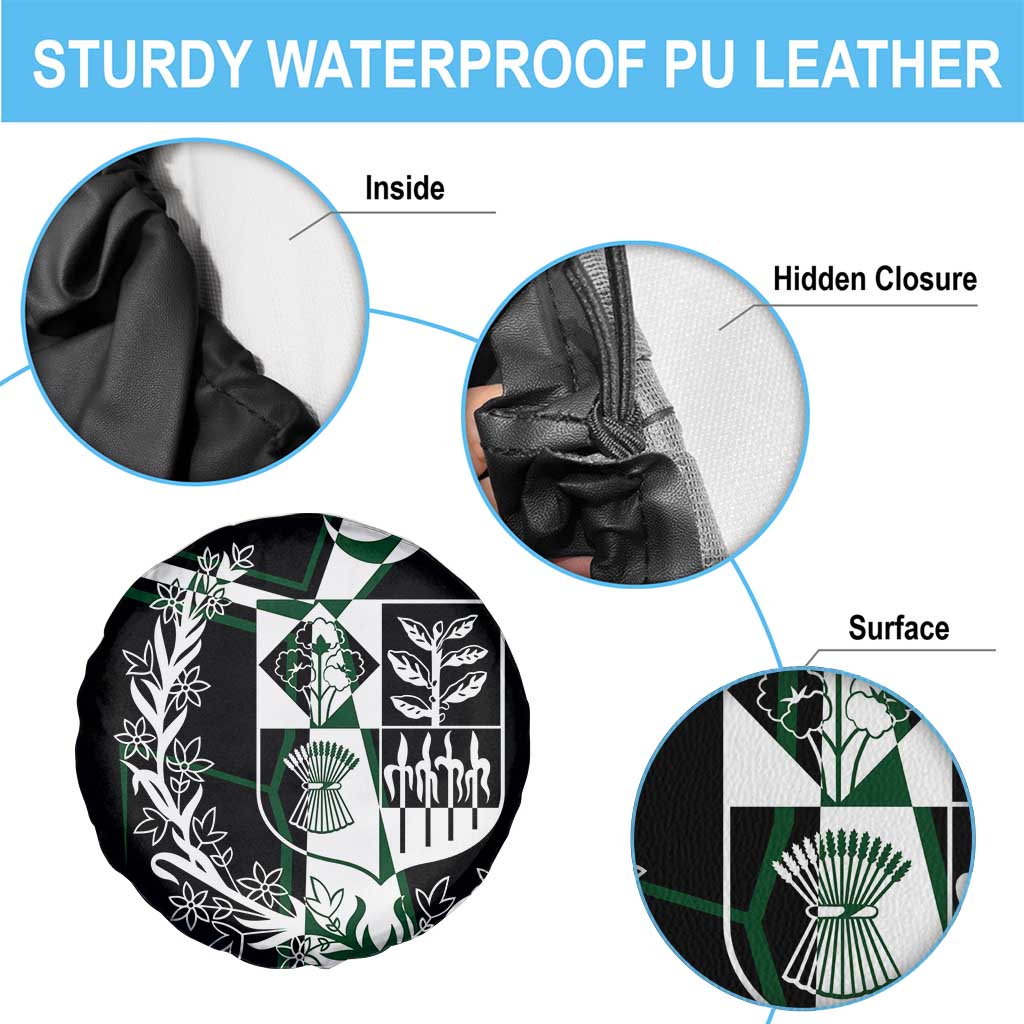 Pakistan Emblem Spare Tire Cover Eagle-Shaped Design with National Symbol
