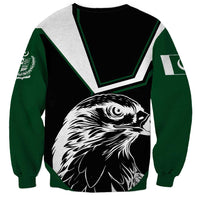 Pakistan Emblem Sweatshirt Eagle-Shaped Design with National Symbol