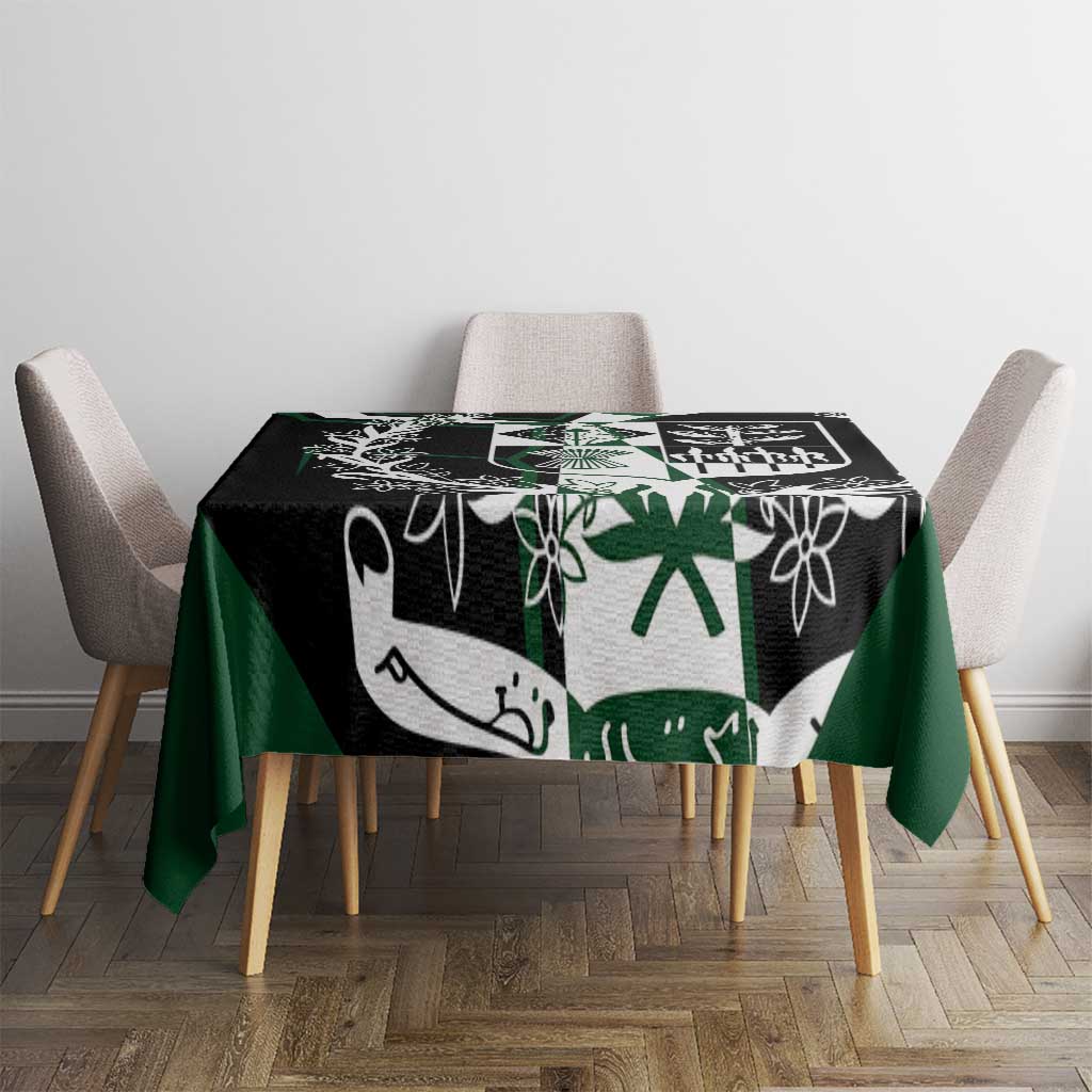 Pakistan Emblem Tablecloth Eagle-Shaped Design with National Symbol
