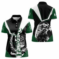 Pakistan Emblem Women Polo Shirt Eagle-Shaped Design with National Symbol