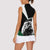 Pakistan Emblem Women Sleeveless Polo Shirt Eagle-Shaped Design with National Symbol