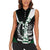 Pakistan Emblem Women Sleeveless Polo Shirt Eagle-Shaped Design with National Symbol