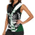 Pakistan Emblem Women Sleeveless Polo Shirt Eagle-Shaped Design with National Symbol