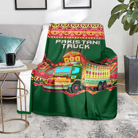 Pakistan Truck Art Blanket National Emblem & Traditional Patterns