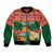 Pakistan Truck Art Bomber Jacket National Emblem & Traditional Patterns