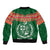 Pakistan Truck Art Bomber Jacket National Emblem & Traditional Patterns