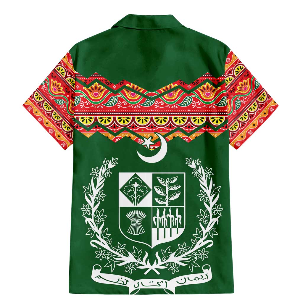 Pakistan Truck Art Family Matching Mermaid Dress and Hawaiian Shirt National Emblem & Traditional Patterns