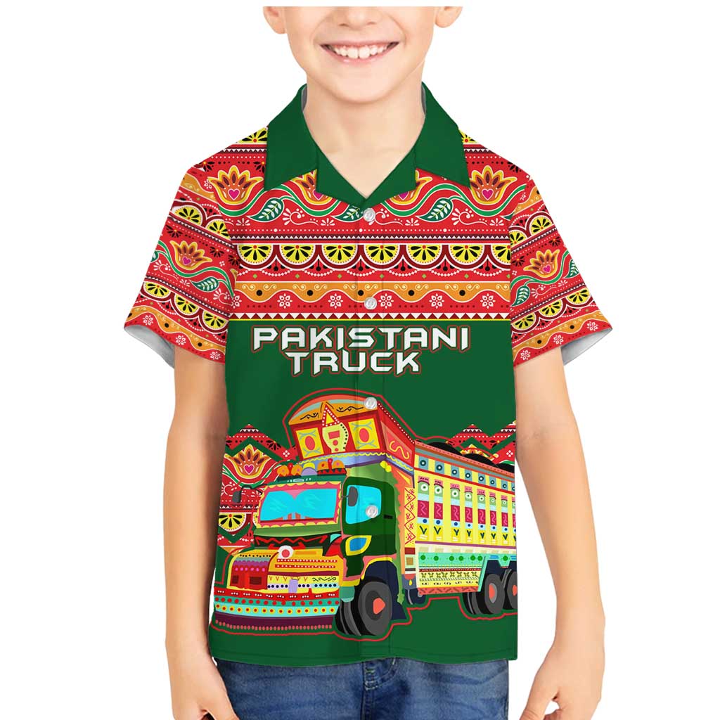Pakistan Truck Art Family Matching Mermaid Dress and Hawaiian Shirt National Emblem & Traditional Patterns