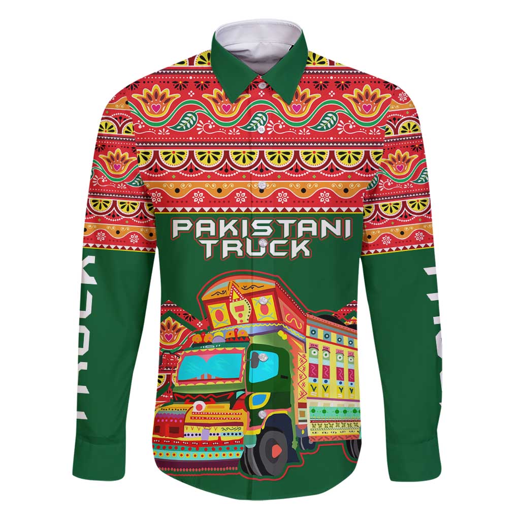 Pakistan Truck Art Family Matching Puletasi and Hawaiian Shirt National Emblem & Traditional Patterns
