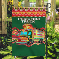 Pakistan Truck Art Garden Flag National Emblem & Traditional Patterns