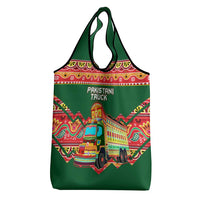 Pakistan Truck Art Grocery Bag National Emblem & Traditional Patterns