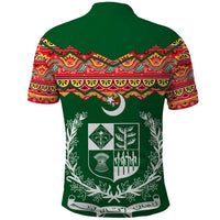 Pakistan Truck Art Polo Shirt National Emblem & Traditional Patterns