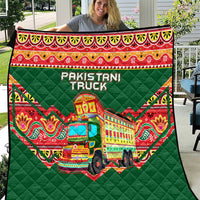 Pakistan Truck Art Quilt National Emblem & Traditional Patterns