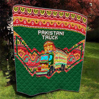Pakistan Truck Art Quilt National Emblem & Traditional Patterns