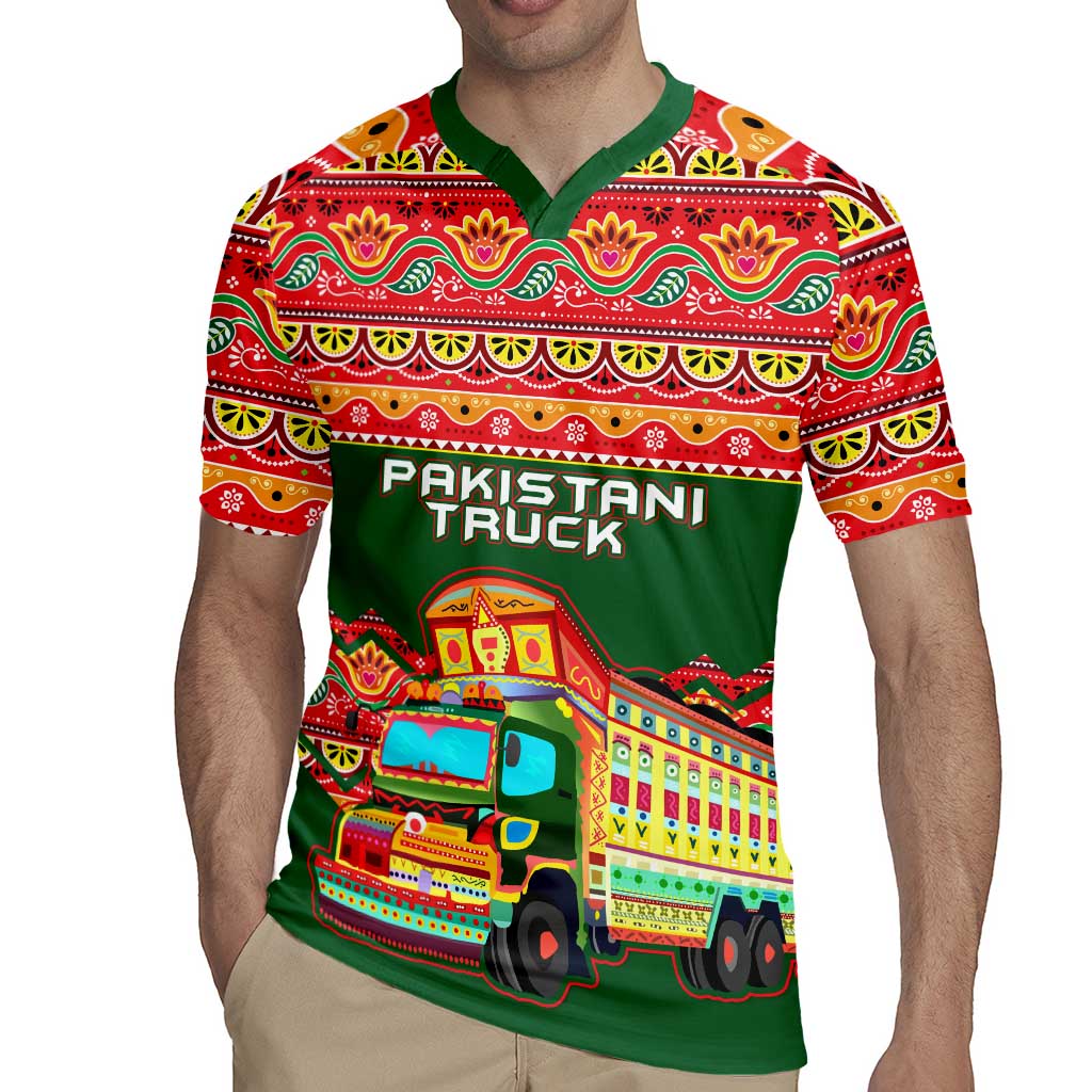 Pakistan Truck Art Rugby Jersey National Emblem & Traditional Patterns