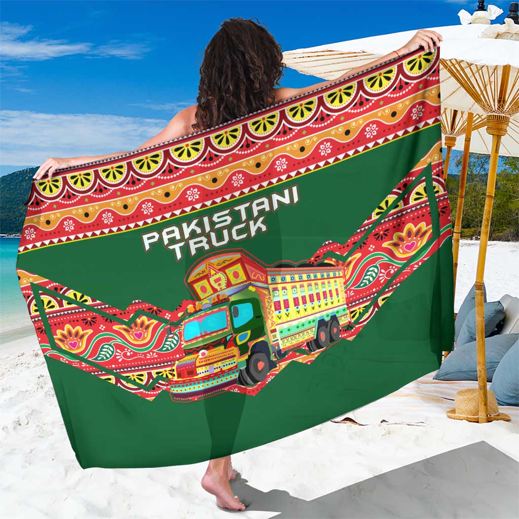 Pakistan Truck Art Sarong National Emblem & Traditional Patterns