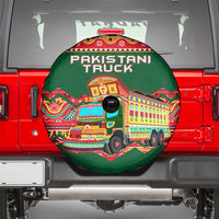 Pakistan Truck Art Spare Tire Cover National Emblem & Traditional Patterns
