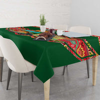 Pakistan Truck Art Tablecloth National Emblem & Traditional Patterns
