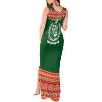 Pakistan Truck Art Tank Maxi Dress National Emblem & Traditional Patterns