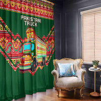 Pakistan Truck Art Window Curtain National Emblem & Traditional Patterns