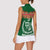Pakistan Truck Art Women Sleeveless Polo Shirt National Emblem & Traditional Patterns