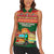 Pakistan Truck Art Women Sleeveless Polo Shirt National Emblem & Traditional Patterns