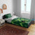 Pakistan Cricket Bedding Set Sporty Style with Flag Stars & Player Illustration