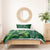 Pakistan Cricket Bedding Set Sporty Style with Flag Stars & Player Illustration