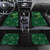 Pakistan Cricket Car Mats Sporty Style with Flag Stars & Player Illustration