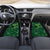 Pakistan Cricket Car Mats Sporty Style with Flag Stars & Player Illustration