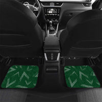 Pakistan Cricket Car Mats Sporty Style with Flag Stars & Player Illustration