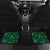 Pakistan Cricket Car Mats Sporty Style with Flag Stars & Player Illustration