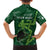 Pakistan Cricket Family Matching Tank Maxi Dress and Hawaiian Shirt Sporty Style with Flag Stars & Player Illustration